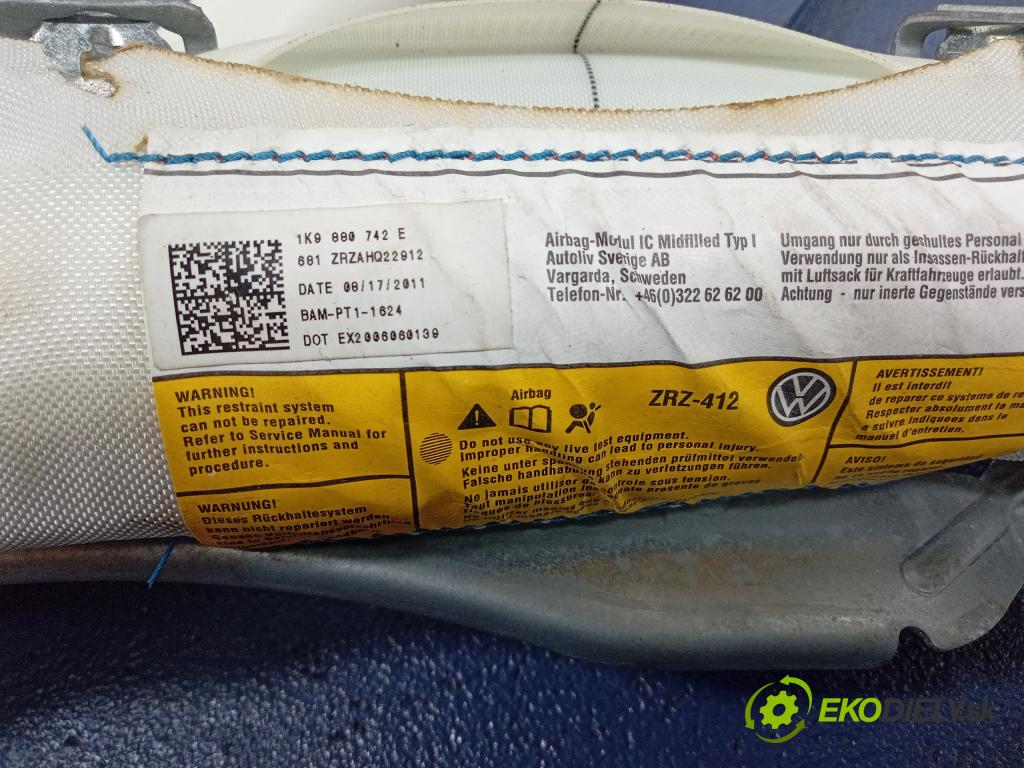 Vw Golf 2011 Airbag: clona x 1K0880742E