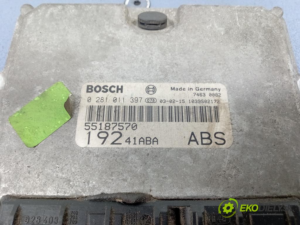 Fiat Stilo 2004 riadiaca jednotka Motor: 55187570