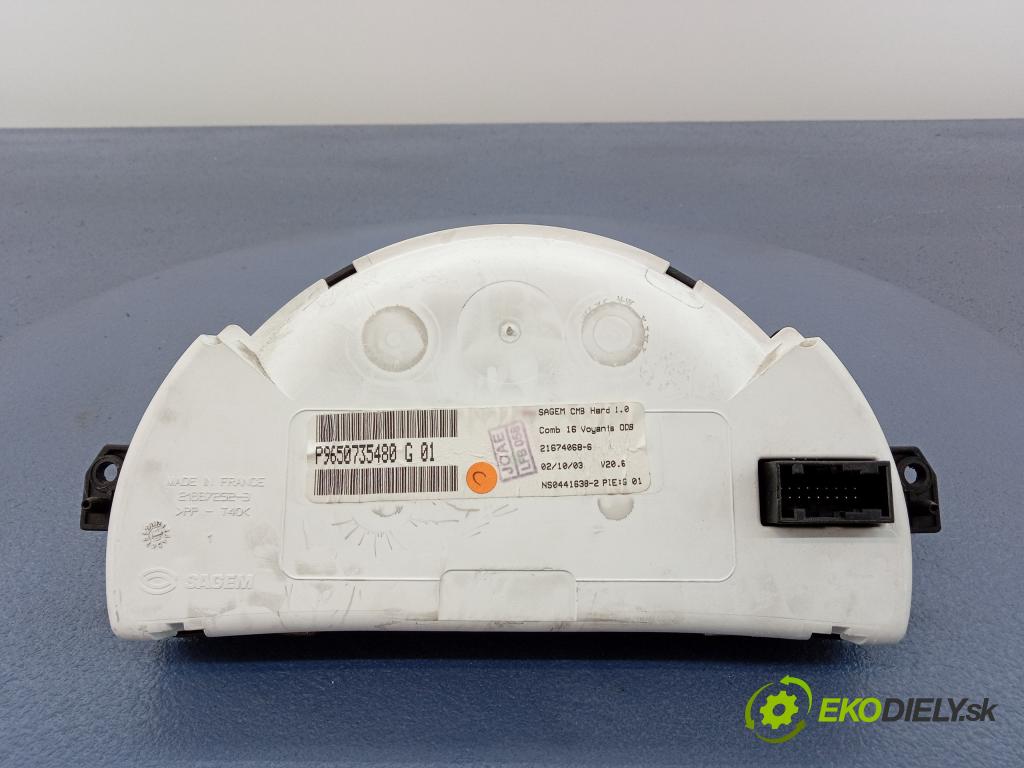 Citroen C3 2003 prístrojovka/ budíky 9650735480