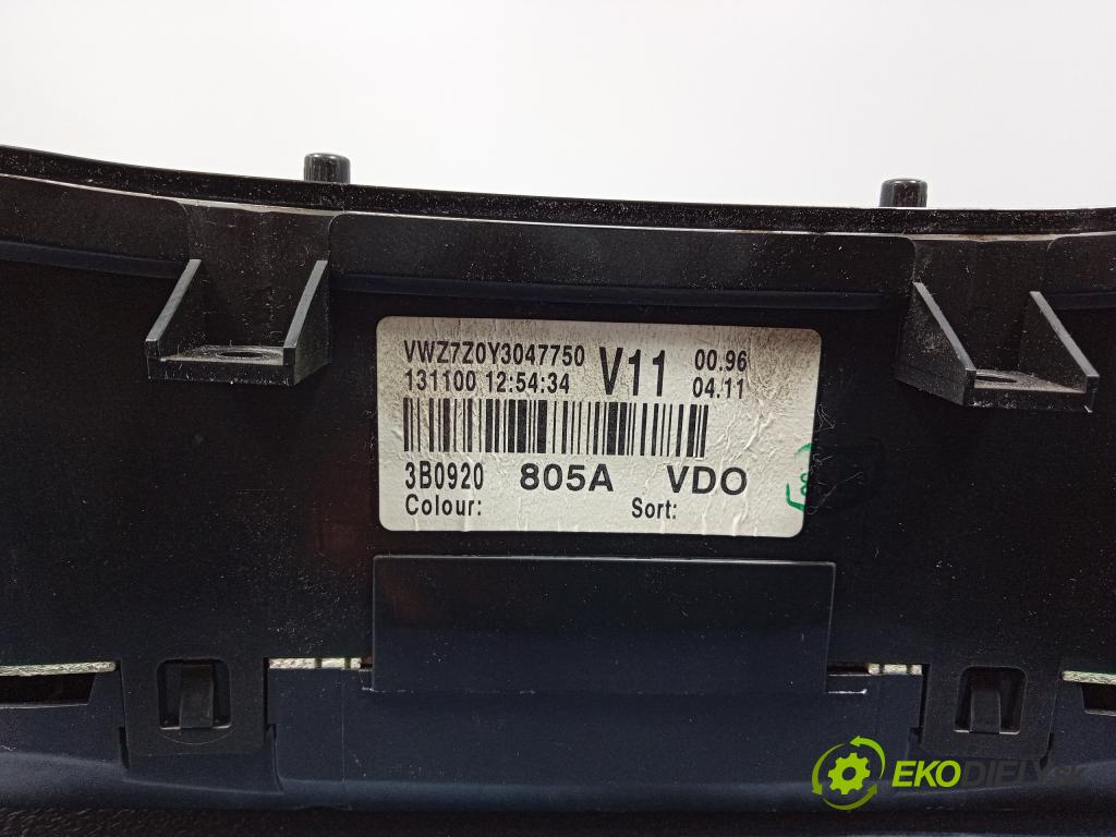 Vw Passat 2000 prístrojovka/ budíky 3B0920805A