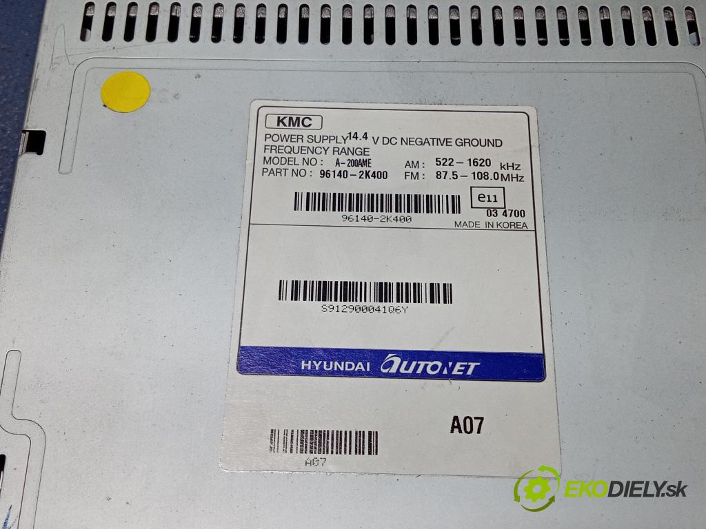 Kia Soul 2009 Radio I Navigácia: 96140-2K400