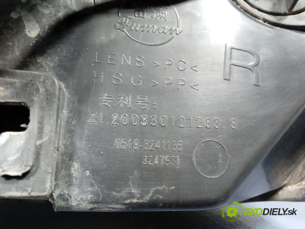 Jmc Landwind 2006 Reflektor: v pravo: 0519-3241135