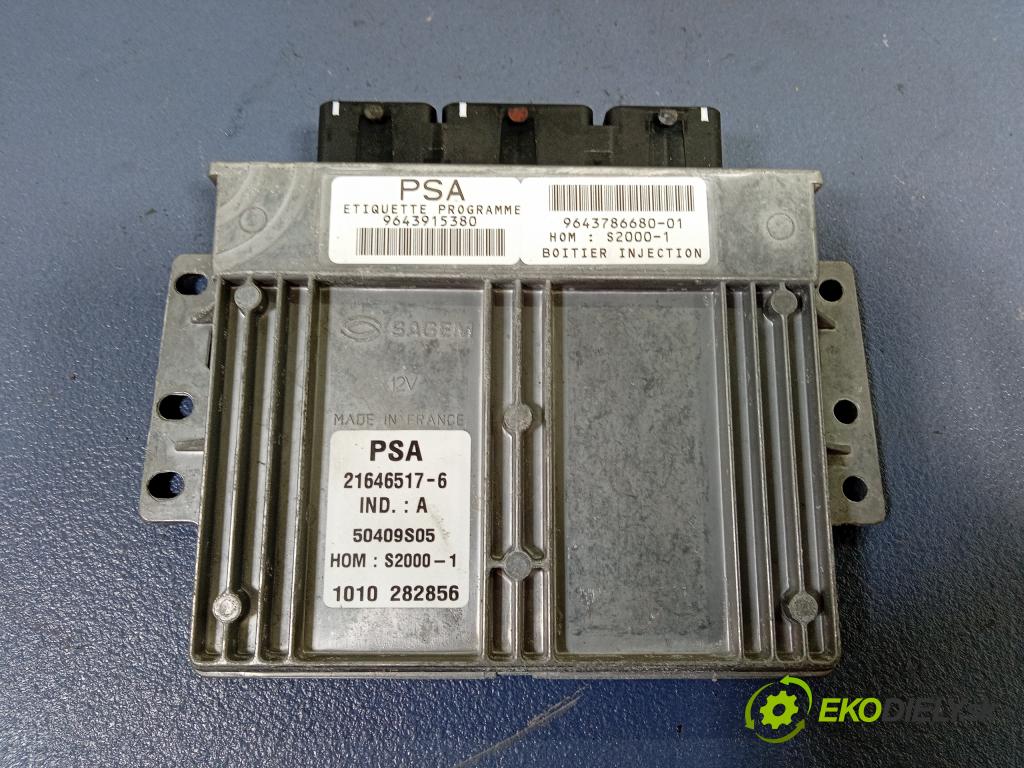 Citroen C5 2002 riadiaca jednotka Motor: 9643786680