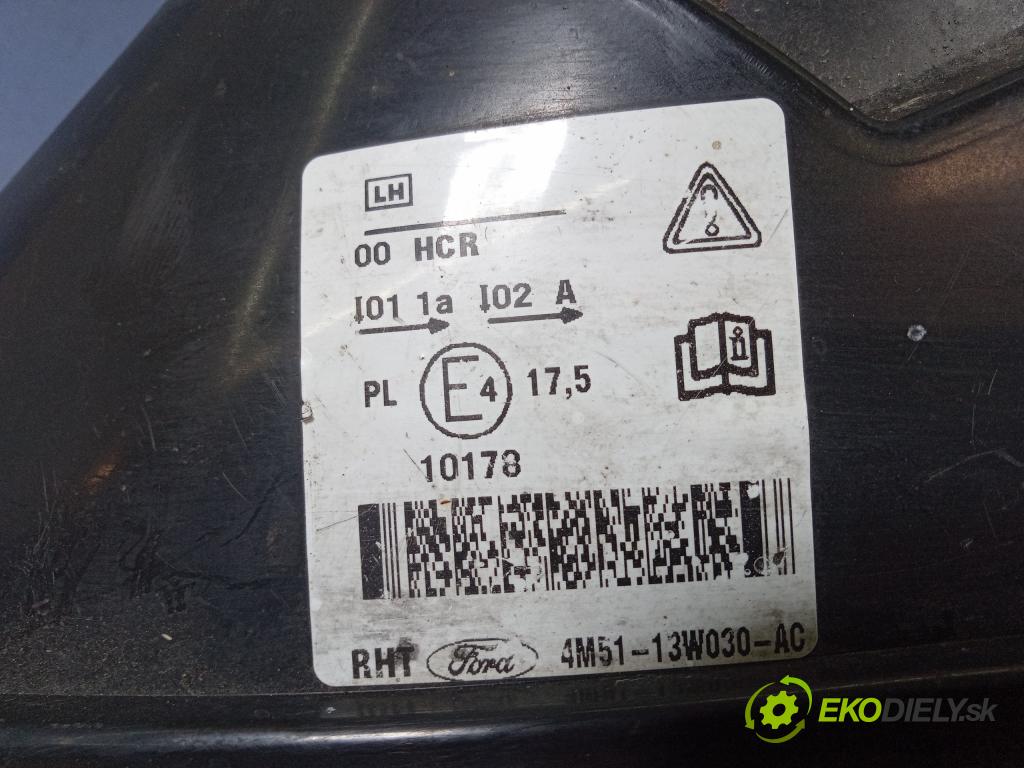 Ford Focus 2004 světlo Levý: 4M51-13W030-AC