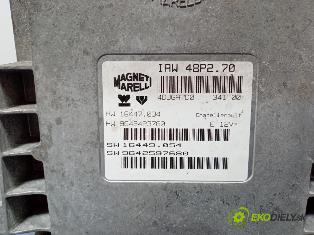 Peugeot 206 2001 riadiaca jednotka Motor: 9642423780