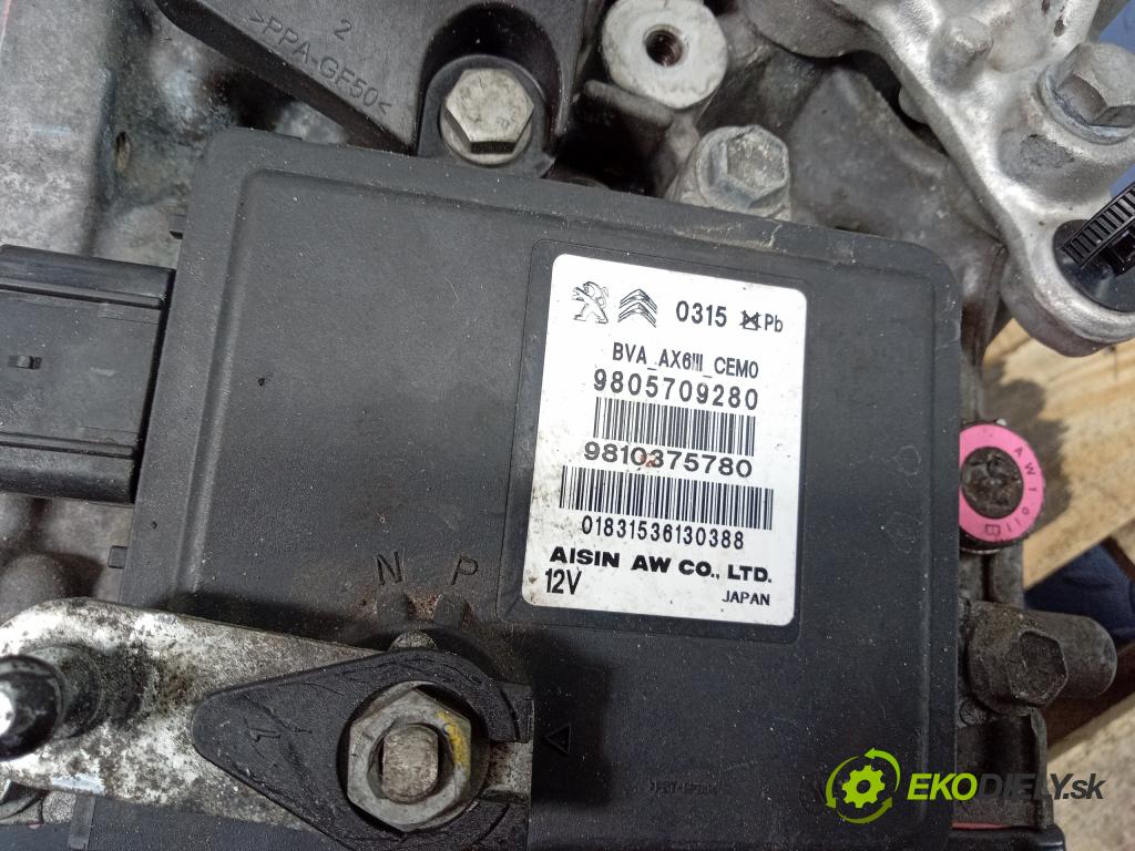 Peugeot 508 2014 prevodovka Výbava: Automatický: TF-82SC 20GZ09