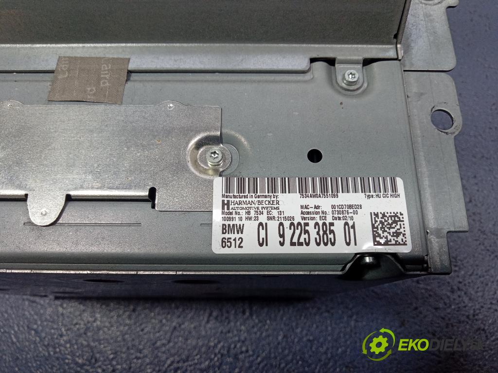 Bmw Seria 5 2010 Radio I Navigácia: 9225385
