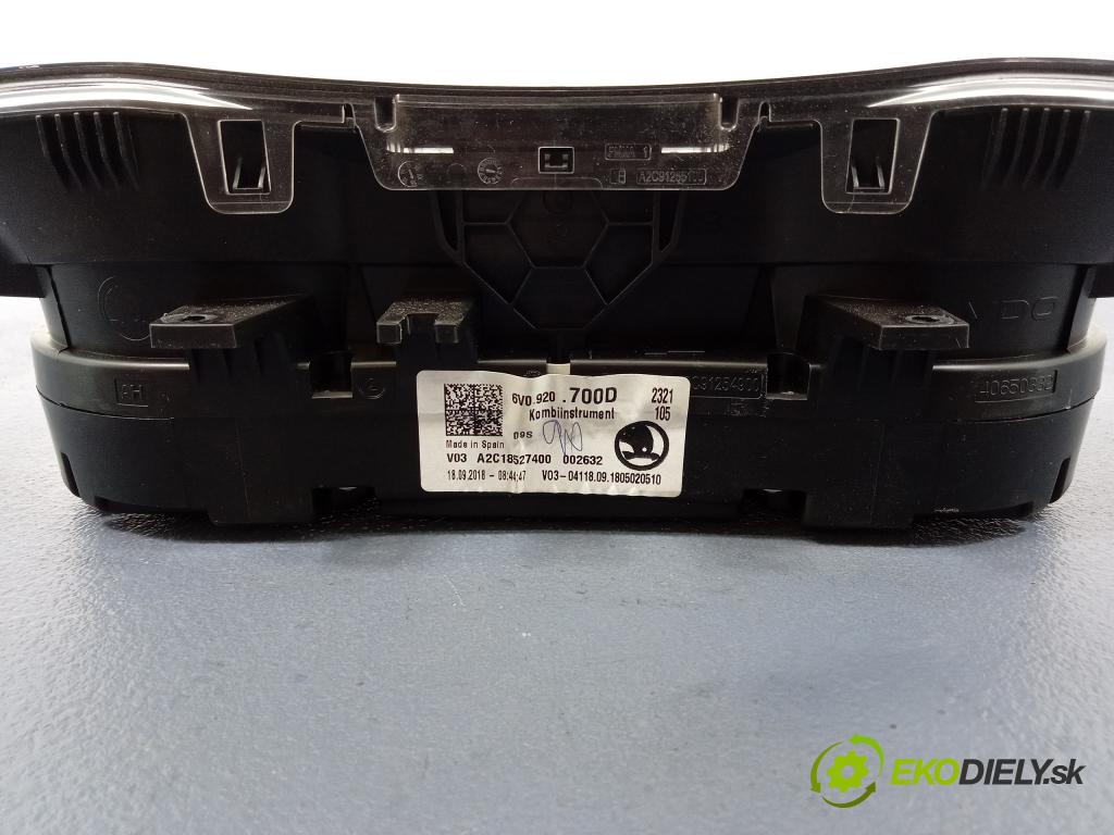 Skoda Fabia 2018 prístrojovka/ budíky 6V0920700D