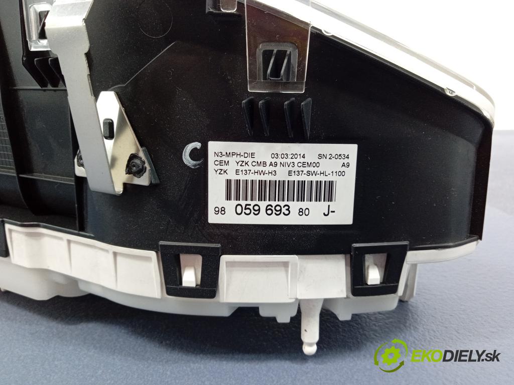 Peugeot 208 2014 prístrojovka/ budíky 9805975780