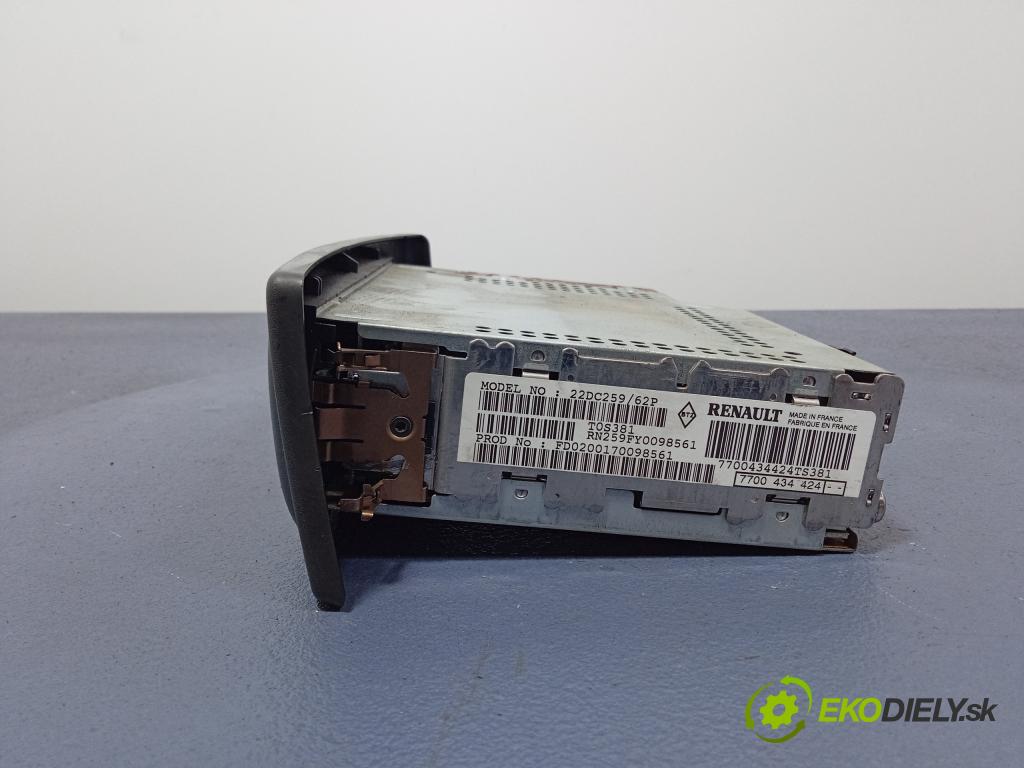 Renault Megane scenic 2000 Radio I Navigácia: 7700434424