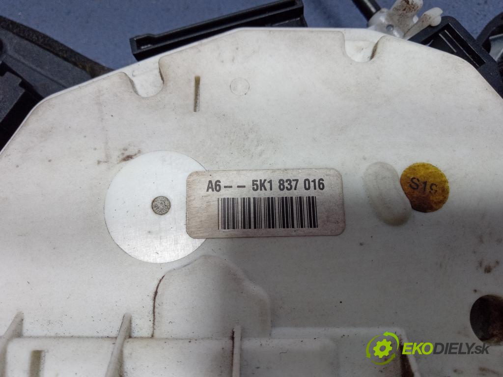 Vw Golf 2009 zámek dveře Přední v pravo: 5K1837016