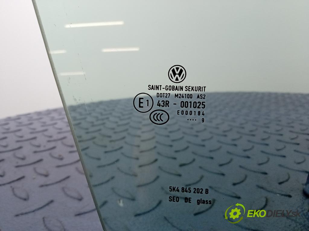 Vw Golf 2009 sklo dveře Přední Práva: 5K4845202B