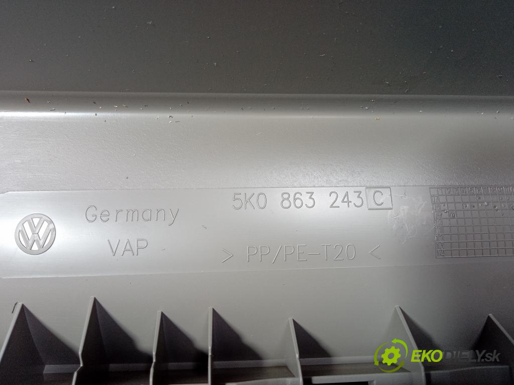 Vw Golf 2009 tunel Stred: 5K0863243C