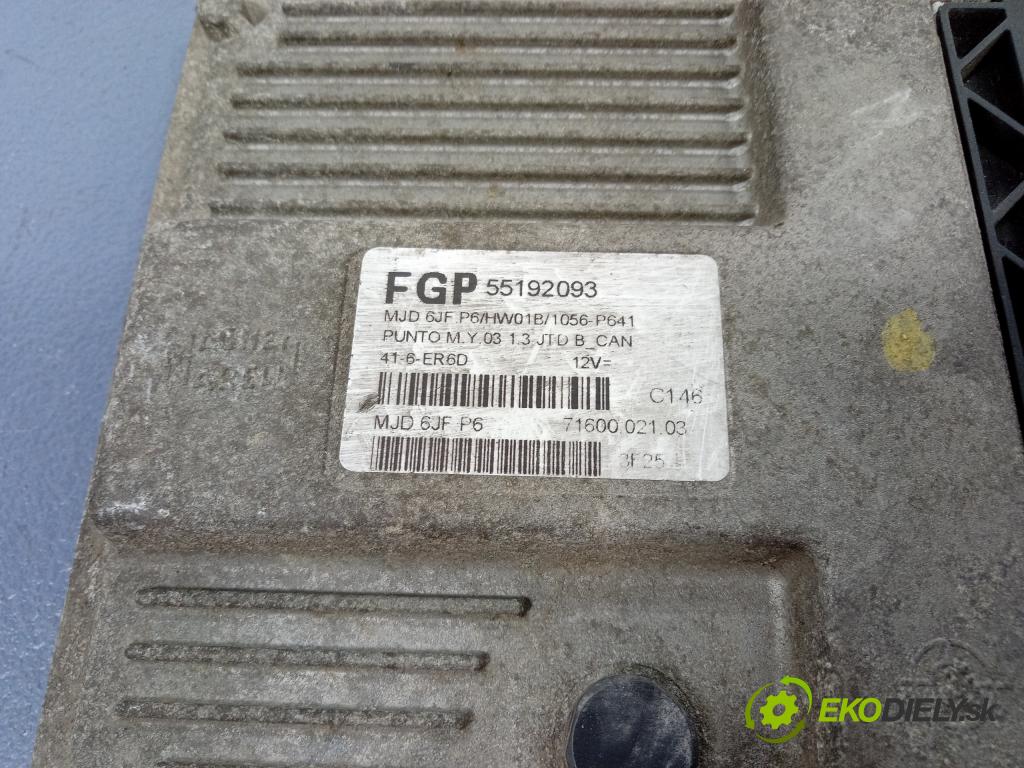 Fiat Punto 2003 riadiaca jednotka Motor: 55192093