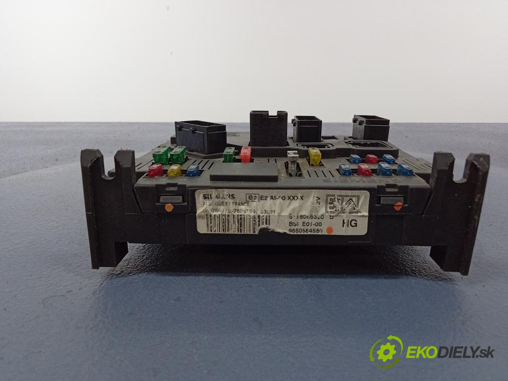 Peugeot 206 2003 skříňka Pojistky 9650584580