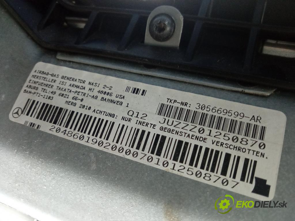 Mercedes C-klasa 2010 kokpit,pristrojová doska Distribúcia: A2046803787