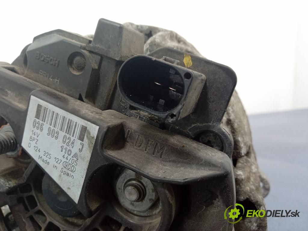 Vw Golf 2006 Alternator 036903024J
