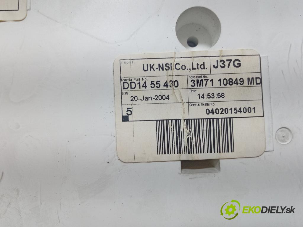 Mazda 2 2004 prístrojovka/ budíky 3M71-10849-MD