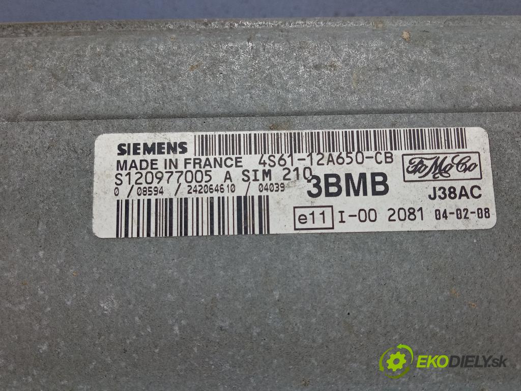 Mazda 2 2004 riadiaca jednotka Motor: 4S61-12A650-CB