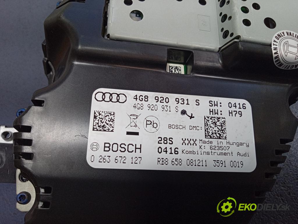 Audi A6 2012 prístrojovka/ budíky 4G8920931S
