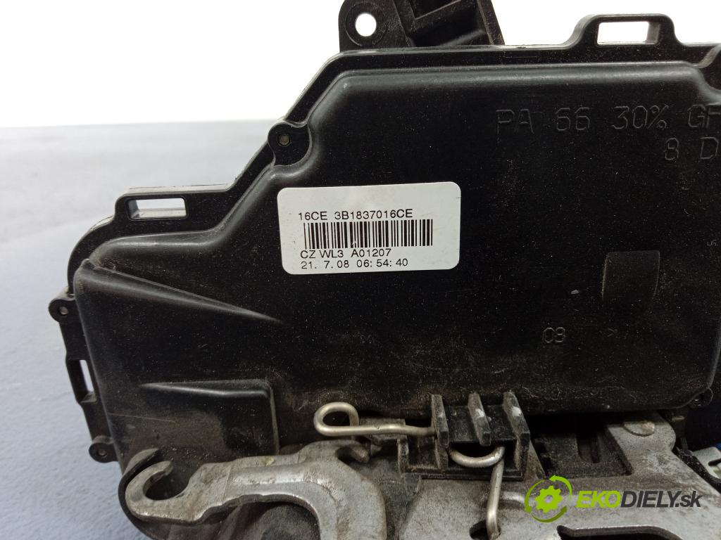 Skoda Fabia 2008 zámek dveře před v pravo: 3B1837016CE