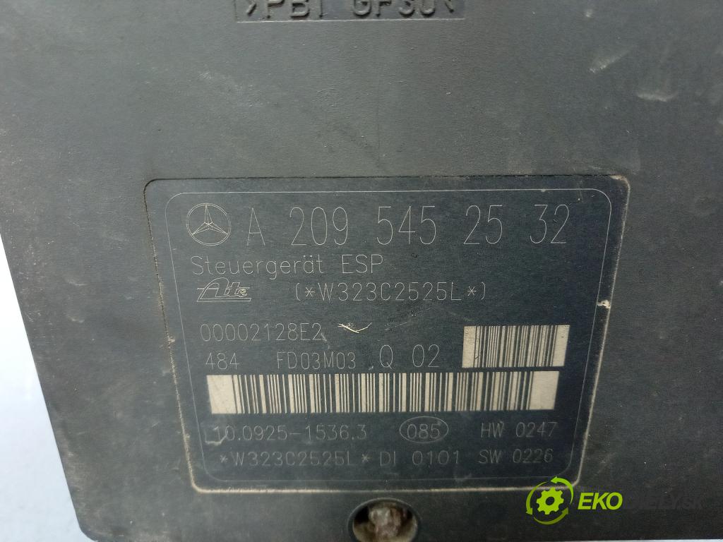 Mercedes C-klasa 2003 čerpadlo ABS x A2095452532