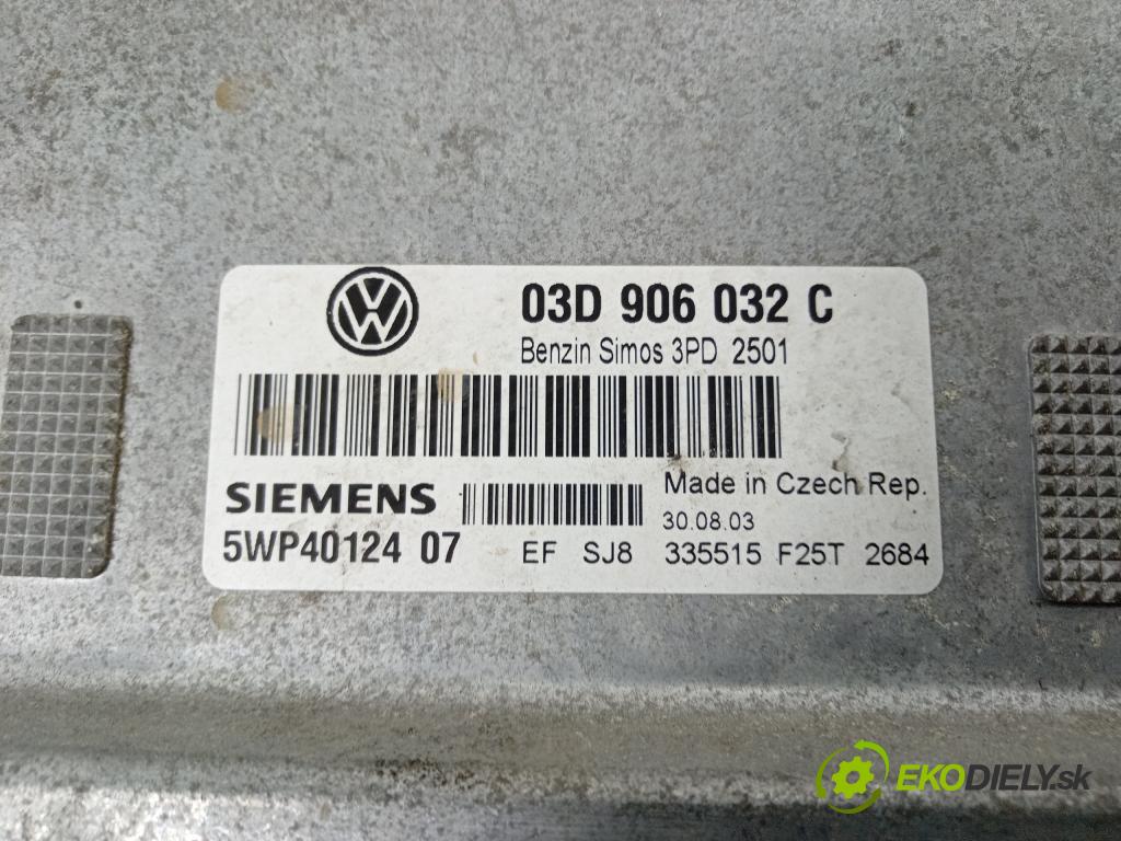 Vw Polo 2003 riadiaca jednotka Motor: 03D906032C