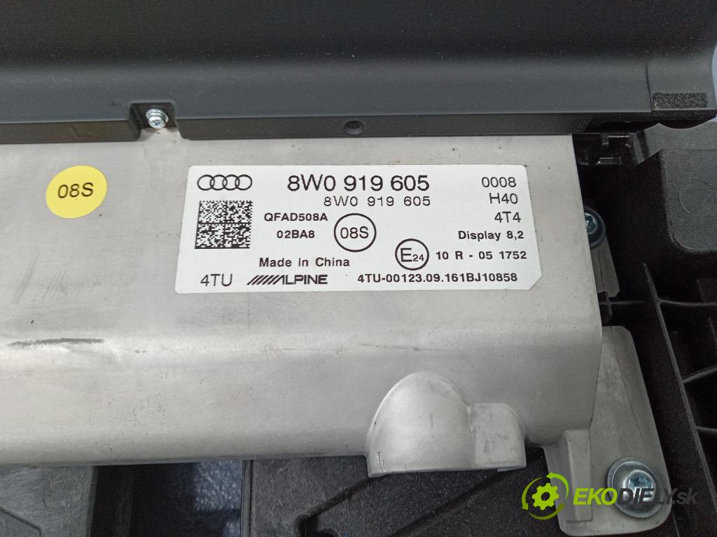 Audi A4 2017 Zobrazit: Rádio: / GPS 8W0919605