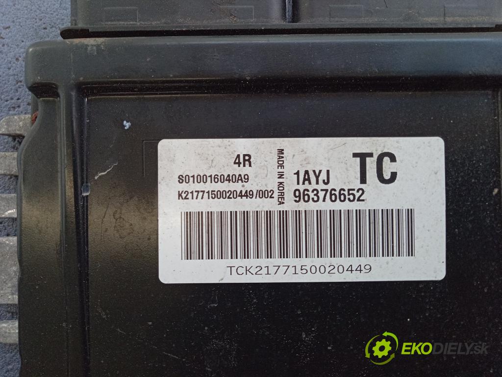 Chevrolet Kalos 2005 riadiaca jednotka Motor: 96376652