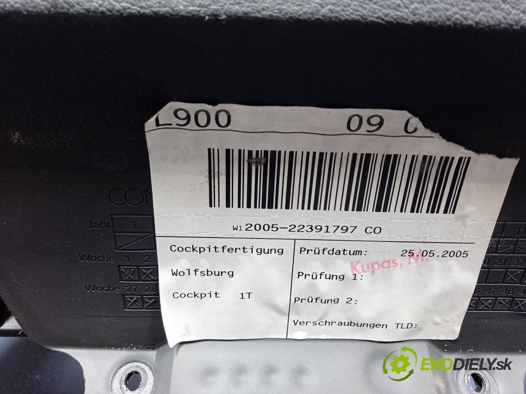 Vw Touran 2005 kokpit,pristrojová doska Distribúcia: 1T1857001