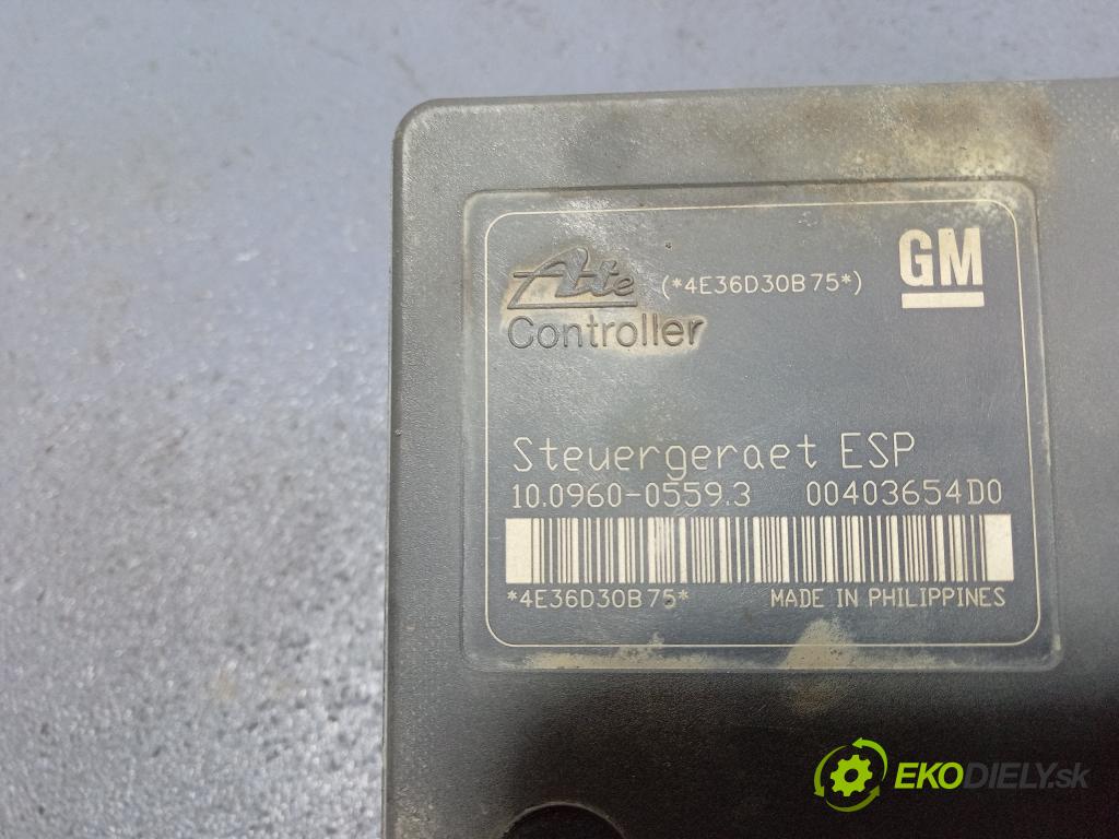 Opel Zafira 2006 čerpadlo ABS x 10.0960-0559.3