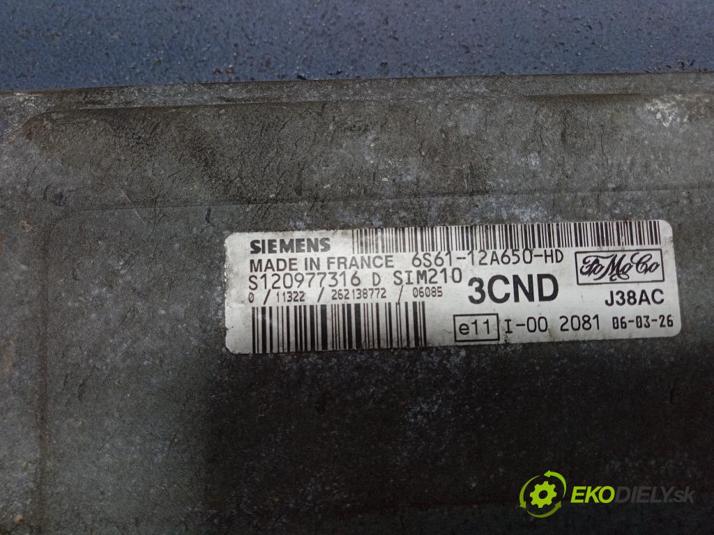 Ford Fusion 2006 riadiaca jednotka Motor: 6S61-12A650-HD