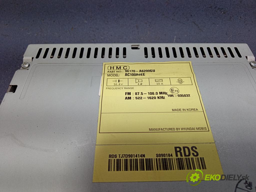 Hyundai I30 2014 Radio I Navigácia: 96170-A6200GU