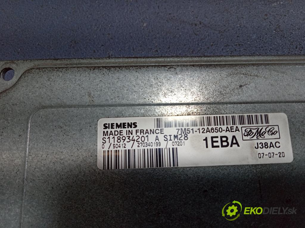 Ford Focus 2007 riadiaca jednotka Motor: 7M51-12A650-AEA