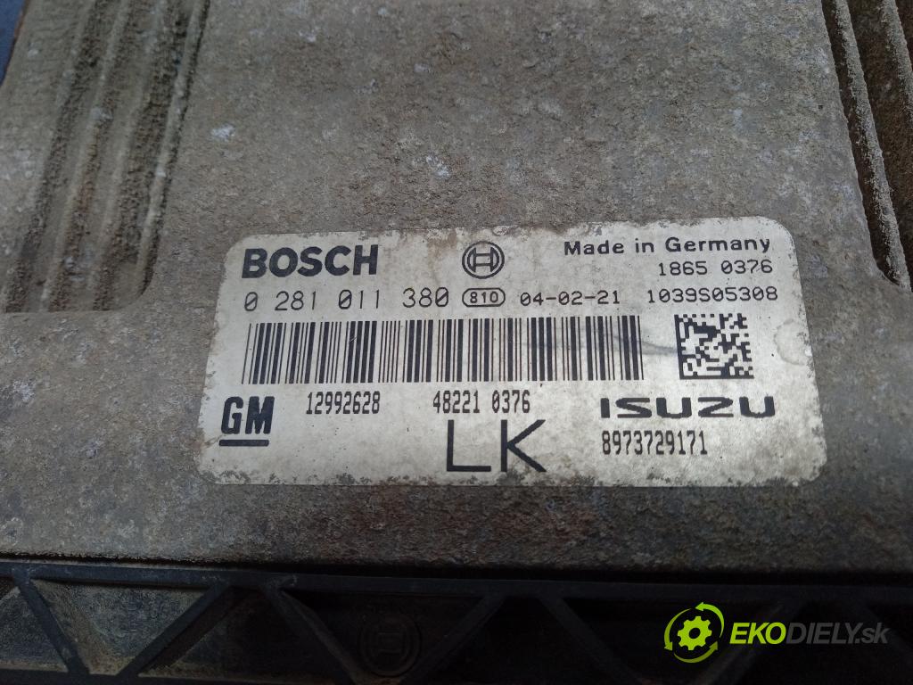 Opel Astra 2004 riadiaca jednotka Motor: 12992628