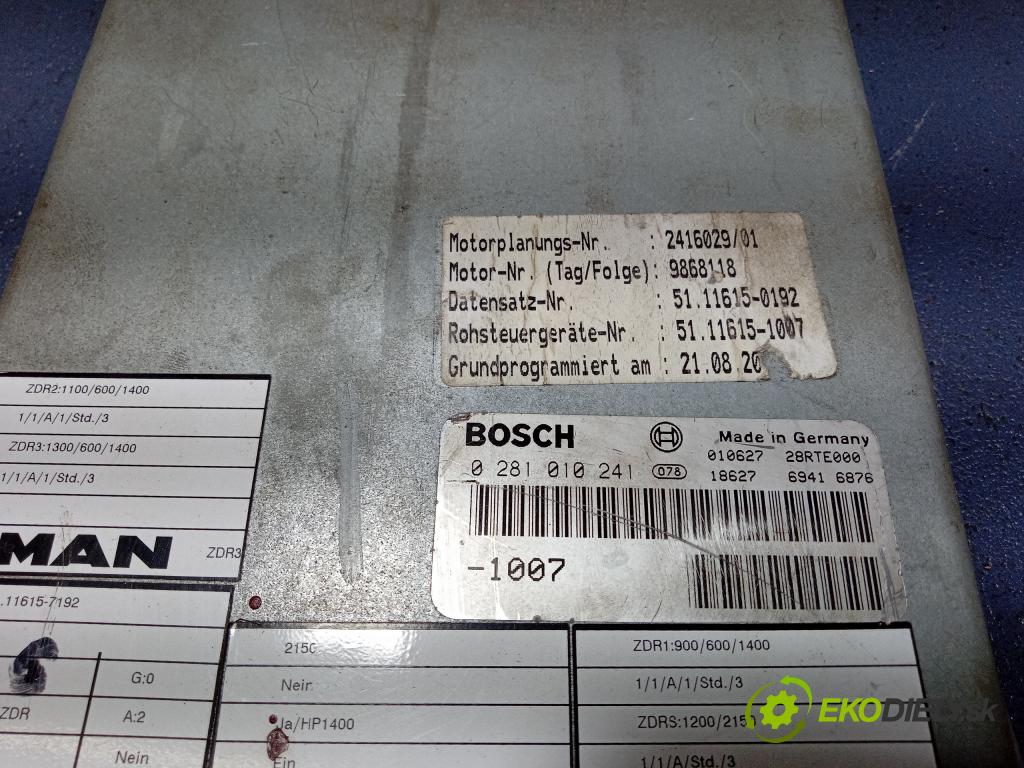 Man Fe 310a 2001 riadiaca jednotka Motor: 0281010241