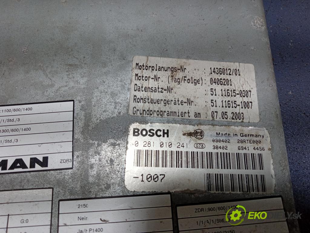 Man Fe 26.310 2003 riadiaca jednotka Motor: 0281010241