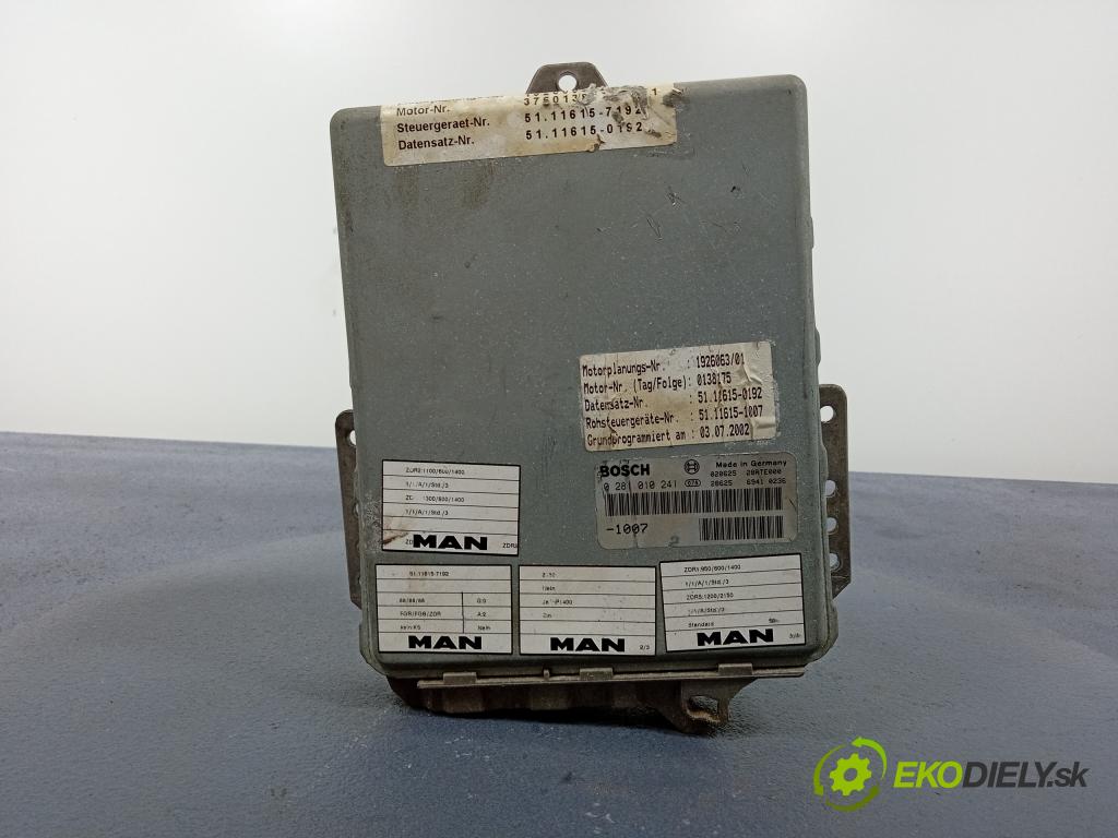 Man F2001 2002 riadiaca jednotka Motor: 51.11615-7192