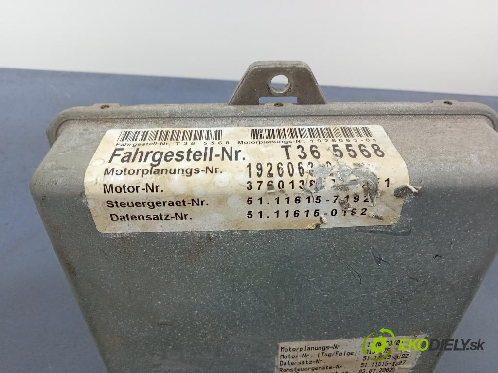 Man F2001 2002 riadiaca jednotka Motor: 51.11615-7192