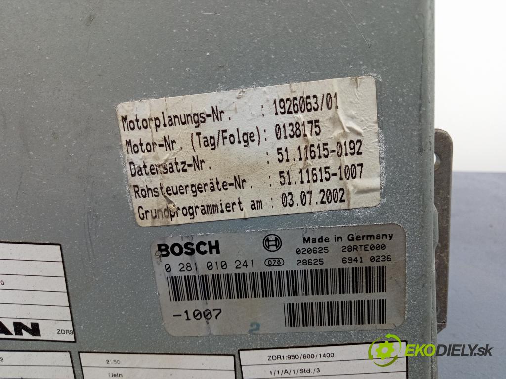 Man F2001 2002 riadiaca jednotka Motor: 51.11615-7192