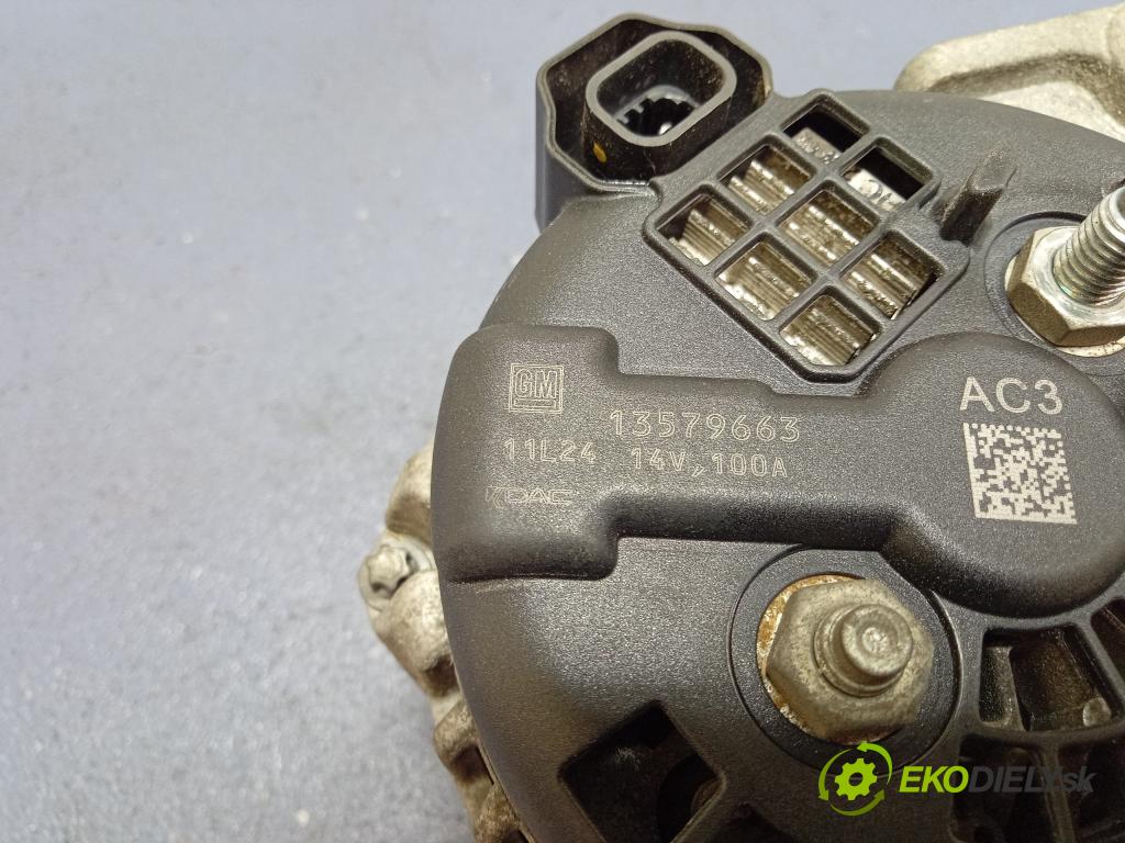 Chevrolet Aveo 2012 Alternator 13579663