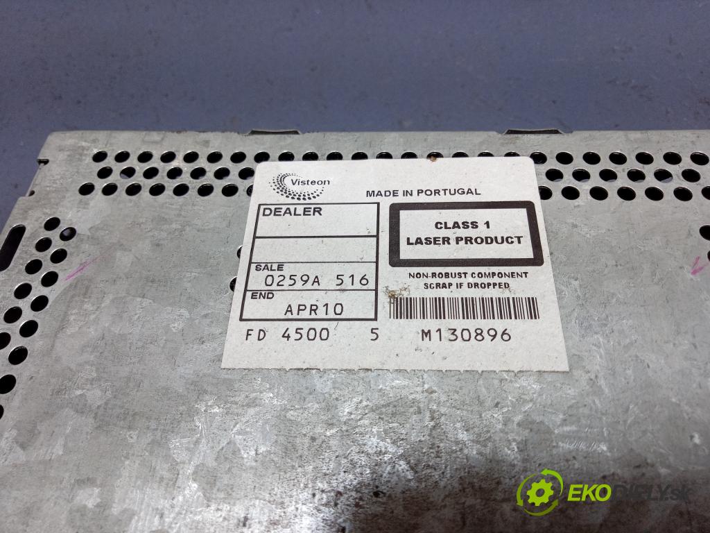 Ford Fusion 2005 Radio I Navigácia: 4S61-18C815-AB