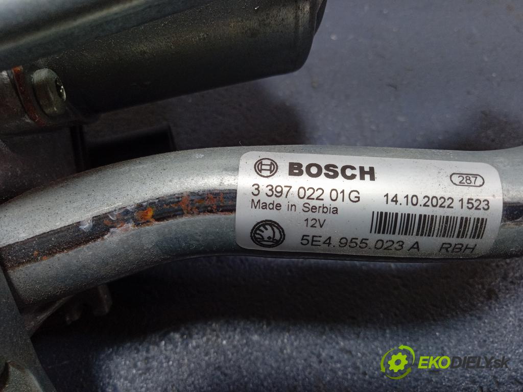 Skoda Octavia 2022 mechanizmus motor: Stierače: Predné 5E4955023A