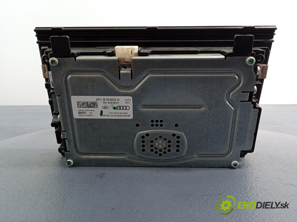 Audi A6 2020 Zobrazit: Rádio: / GPS 4K1919603H
