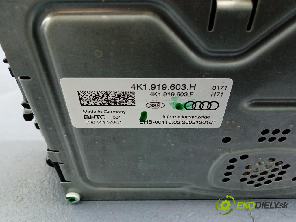 Audi A6 2020 Zobrazit: Rádio: / GPS 4K1919603H