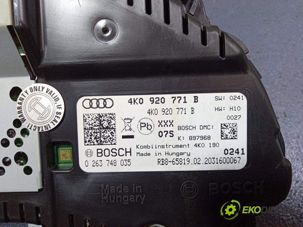 Audi A6 2020 prístrojovka/ budíky 4K0920771B