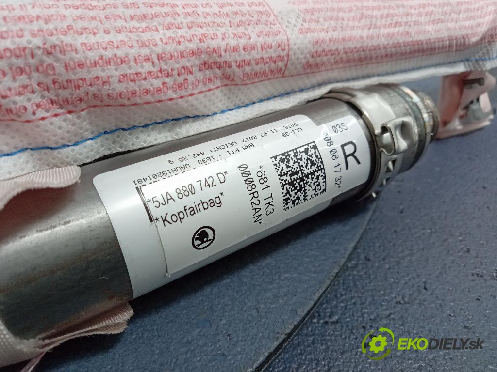Skoda Rapid 2017 Airbag: clona x 5JA880742D