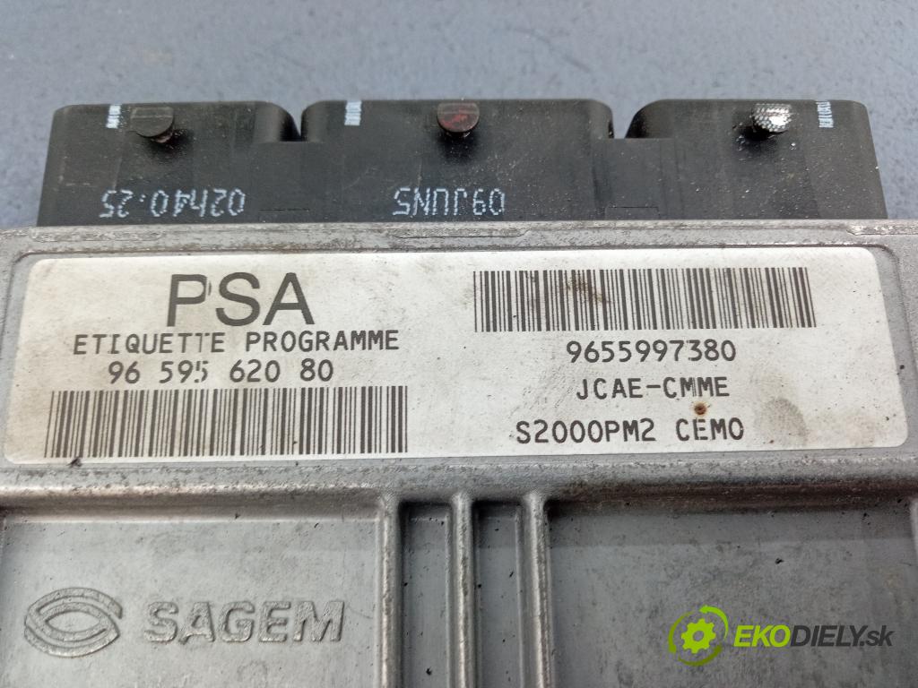 Peugeot 407 2005 riadiaca jednotka Motor: 9659562080