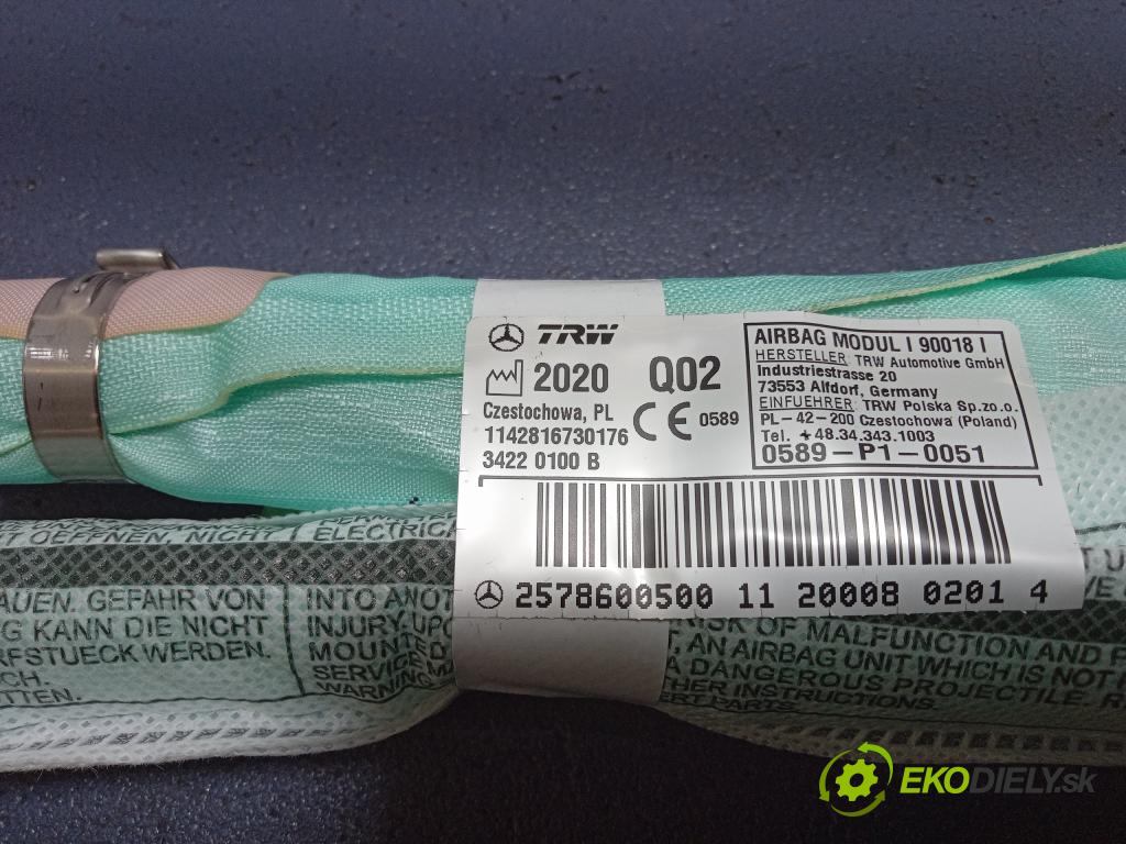 Mercedes Cls 2020 Airbag: clona x A2578600500