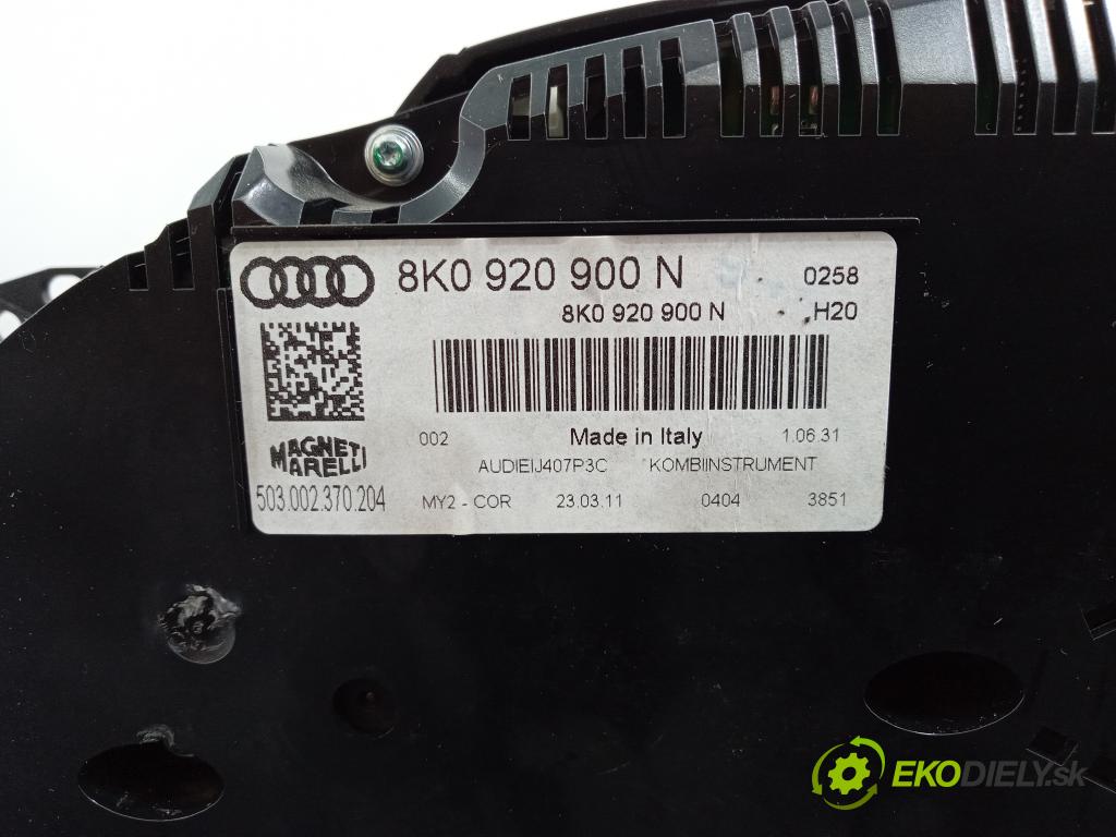 Audi A4 2011 prístrojovka/ budíky 8K0920900N